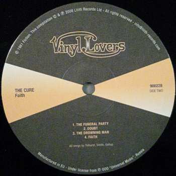 2LP The Cure: Faith LTD