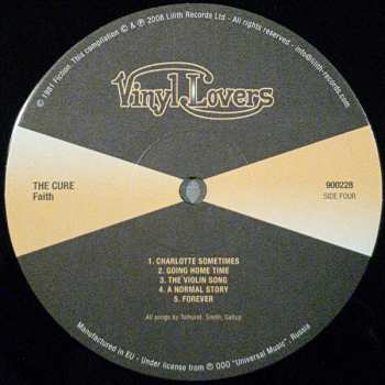 2LP The Cure: Faith LTD