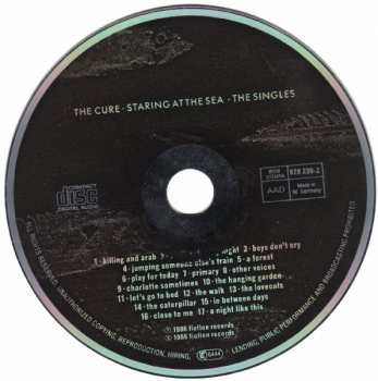CD The Cure: Staring At The Sea · The Singles