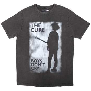 Merch The Cure: Stone Wash Maglietta Boys Don't Cry Black & White