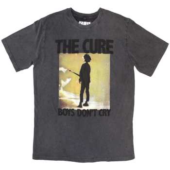  The Cure: The Cure Unisex Stone Wash T-shirt: Boys Don't Cry Box (large) L
