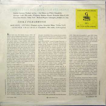 LP The Czech Philharmonic Orchestra: Výběr Světových Operních Předeher