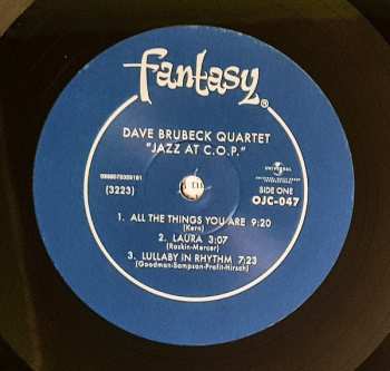 LP The Dave Brubeck Quartet: Jazz At The College Of The Pacific