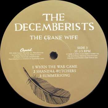 2LP The Decemberists: The Crane Wife