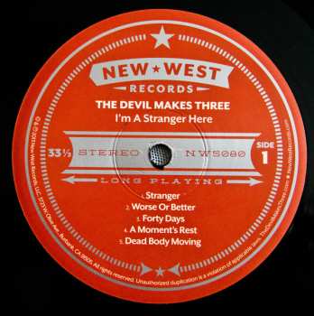 LP The Devil Makes Three: I'm A Stranger Here