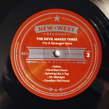 LP The Devil Makes Three: I'm A Stranger Here
