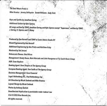 CD The Devil Wears Prada: Space EP