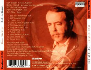 CD Don Sickler Quintet: Reflections