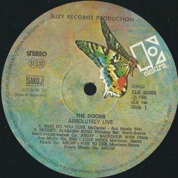 2LP The Doors: Absolutely Live