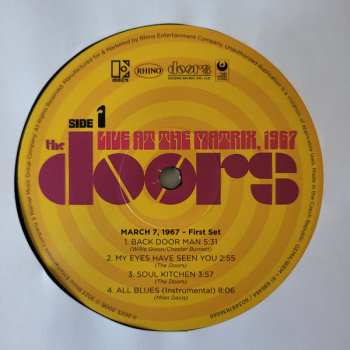 5LP/SP/Set di cofanetti The Doors: Live At The Matrix 1967: The Original Masters LTD | NUM