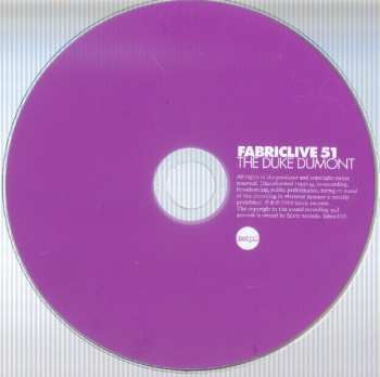 CD Duke Dumont: FabricLive.51