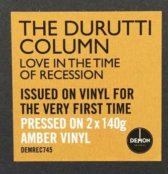 2LP The Durutti Column: Love In The Time Of Recession CLR