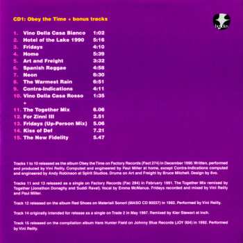 3CD/Set di cofanetti The Durutti Column: Obey The Time DLX
