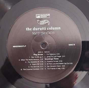 LP The Durutti Column: Red Shoes