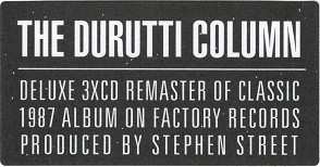 3CD/Set di cofanetti The Durutti Column: The Guitar And Other Machines Deluxe DLX