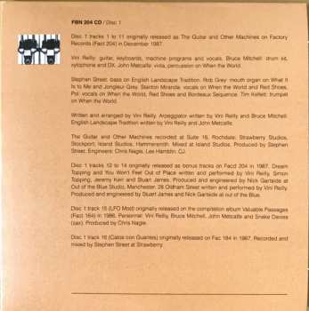 3CD/Set di cofanetti The Durutti Column: The Guitar And Other Machines Deluxe DLX