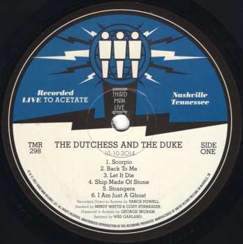 LP The Dutchess And The Duke: Live At Third Man Records