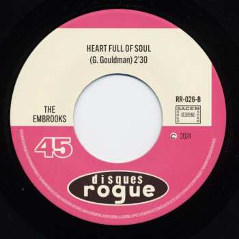 SP The Embrooks: Terry And Julie / Heart Full Of Soul LTD