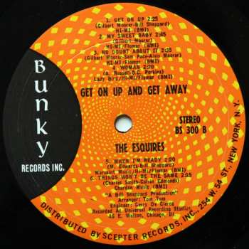 LP The Esquires: Get On Up And Get Away