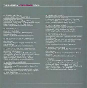 2CD Céline Dion: The Essential Celine Dion