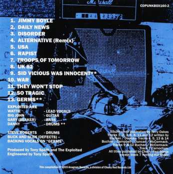 4CD/Set di cofanetti The Exploited: 1980-83