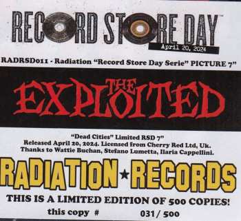 SP The Exploited: Dead Cities LTD | NUM | PIC