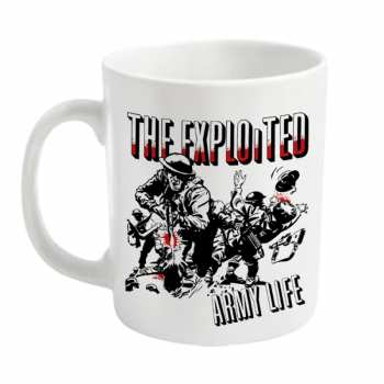 Merch The Exploited: Tazza Army Life (white)