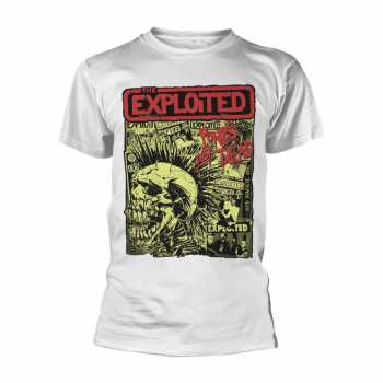 Merch The Exploited: Maglietta Punks Not Dead (white)