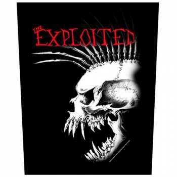 Merch The Exploited: Applicazione sulla schiena Bastard Skull