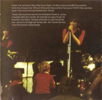 CD The Fall: Live At Deeply Vale