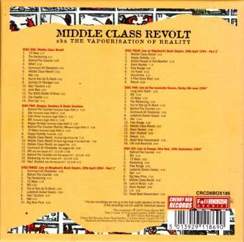 6CD/Set di cofanetti The Fall: Middle Class Revolt AKA The Vapourisation Of Reality