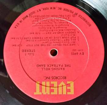 LP The Fatback Band: Raising Hell