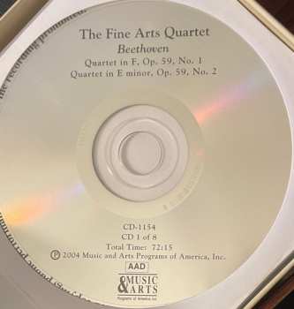8CD/Set di cofanetti The Fine Arts Quartet: The Fine Arts Quartet At WFMT: Unreleased Recordings Of Broadcast performances, 1967-73