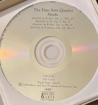 8CD/Set di cofanetti The Fine Arts Quartet: The Fine Arts Quartet At WFMT: Unreleased Recordings Of Broadcast performances, 1967-73