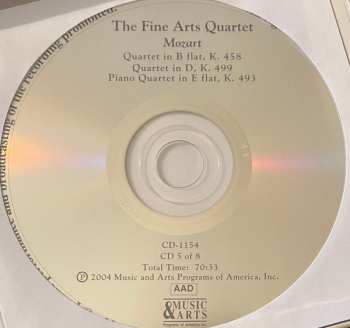8CD/Set di cofanetti The Fine Arts Quartet: The Fine Arts Quartet At WFMT: Unreleased Recordings Of Broadcast performances, 1967-73