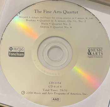 8CD/Set di cofanetti The Fine Arts Quartet: The Fine Arts Quartet At WFMT: Unreleased Recordings Of Broadcast performances, 1967-73