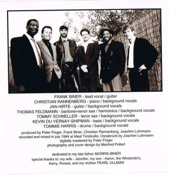 CD Frank Biner: The First Class Blues Band Proudly Presents Mr. Frank Biner