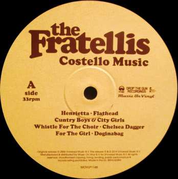 LP The Fratellis: Costello Music