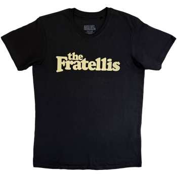 Merce The Fratellis: The Fratellis Unisex T-shirt: Classic Logo (black) (large) L
