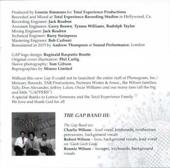 2CD The Gap Band: The Gap Band / The Gap Band II / The Gap Band III