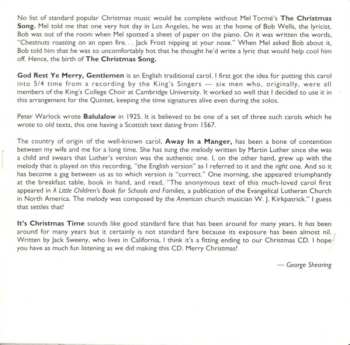CD The George Shearing Quintet: Christmas With The George Shearing Quintet