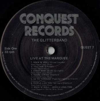 LP The Glitter Band: Live At The Marquee