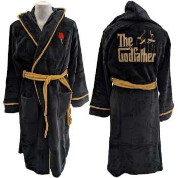 Merce The Godfather: The Godfather Unisex Bathrobe: Rose & Logo  (large - X-large) L - XL