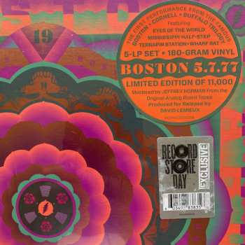 5LP/Set di cofanetti The Grateful Dead: Boston Garden 5.7.77 LTD