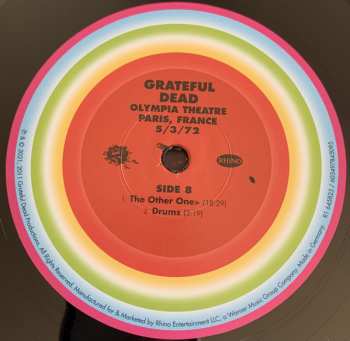 6LP/Set di cofanetti The Grateful Dead: Olympia Theatre, Paris, France (5/3/72) LTD