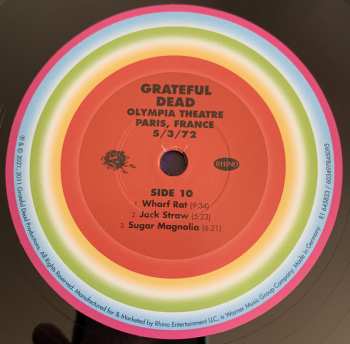 6LP/Set di cofanetti The Grateful Dead: Olympia Theatre, Paris, France (5/3/72) LTD