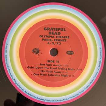 6LP/Set di cofanetti The Grateful Dead: Olympia Theatre, Paris, France (5/3/72) LTD