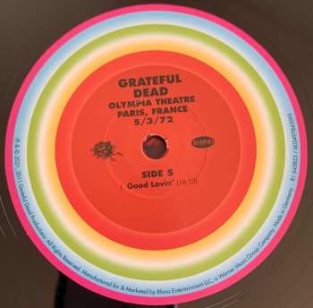 6LP/Set di cofanetti The Grateful Dead: Olympia Theatre, Paris, France (5/3/72) LTD