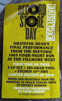 5LP The Grateful Dead: Fillmore West 1969: March 2nd LTD