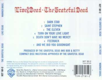 CD The Grateful Dead: Live/Dead